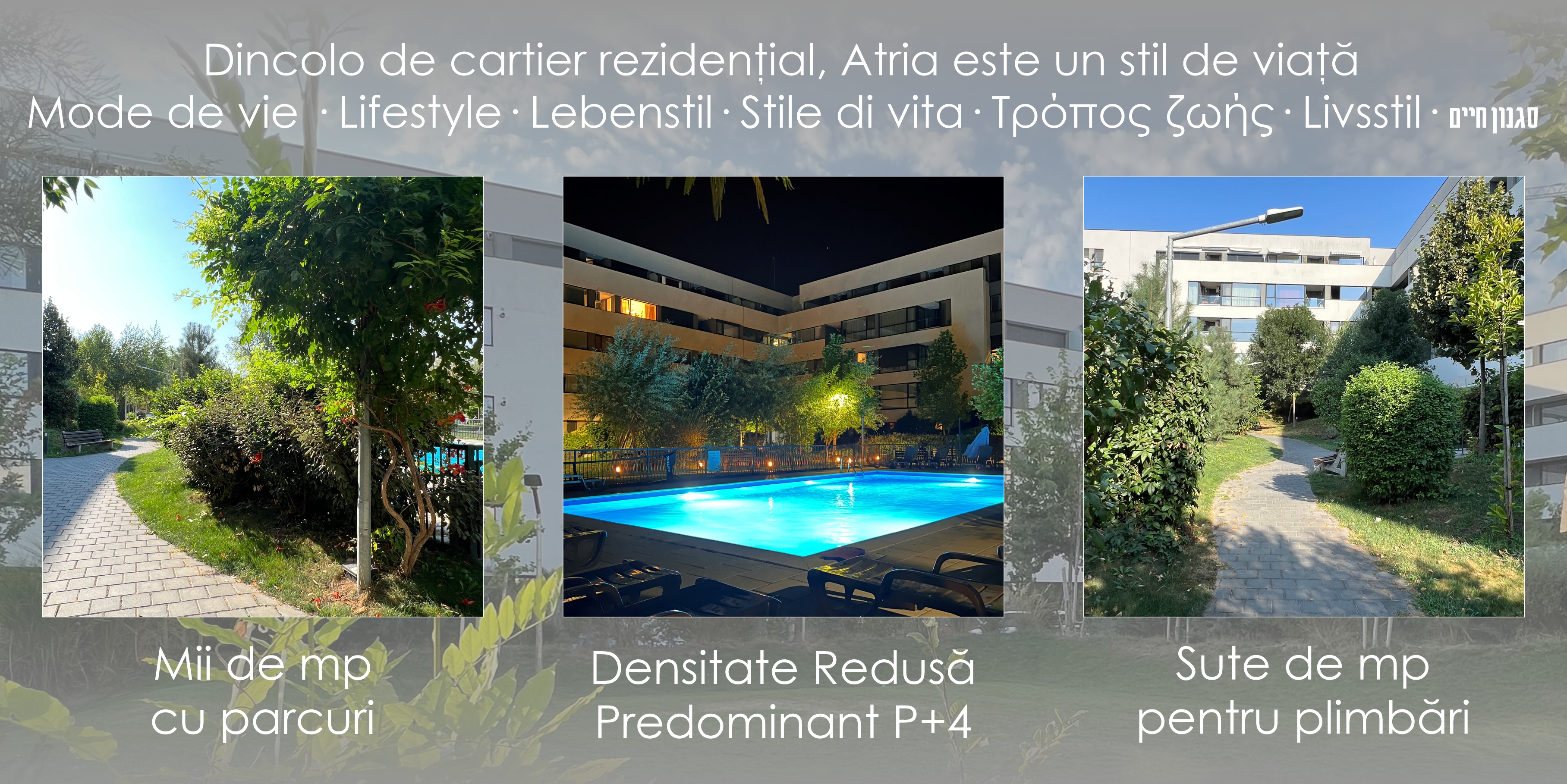 Lifestyle dupa formular inainte localizare Cartier rezidential verde in sectorul 1